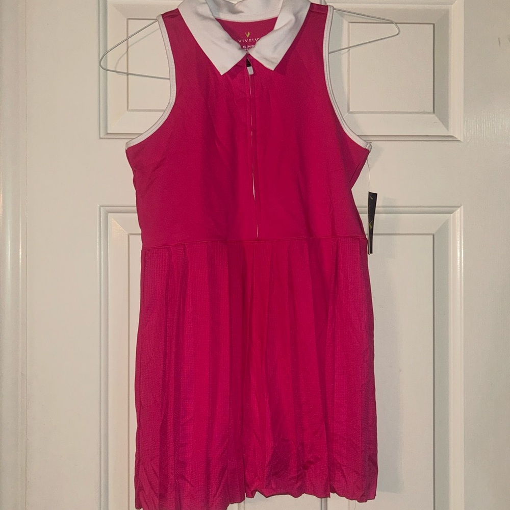 VIVELY Girl’s Pink/White Tennis Dress - NWT!